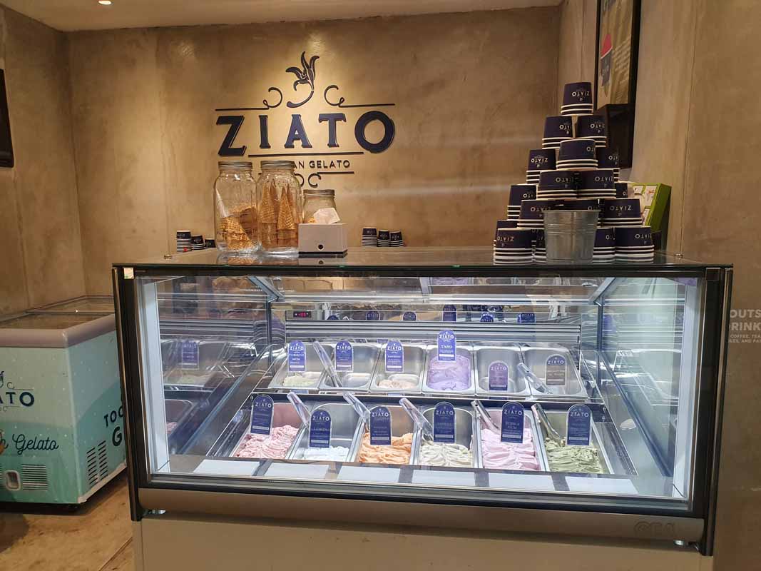 Ziato Gelato sebagai Pencuci Mulut